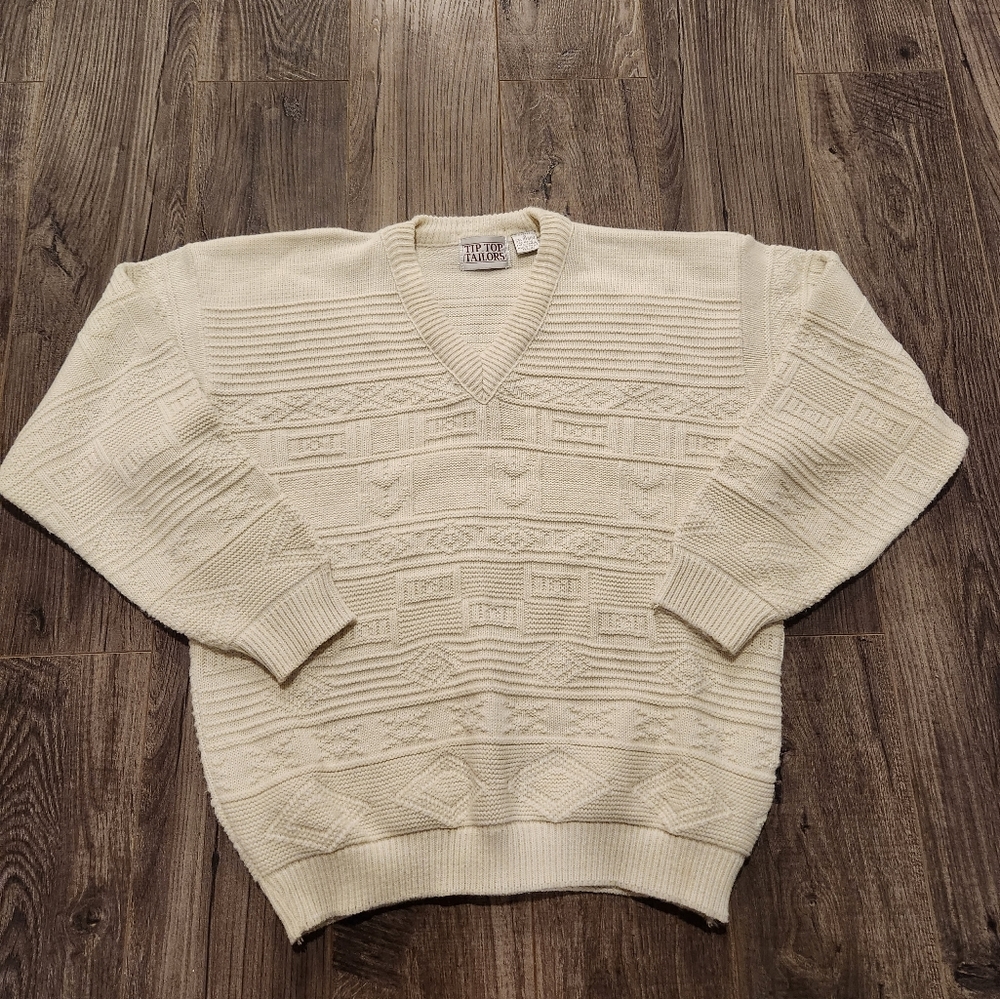 Vintage 3D Knit Sweater